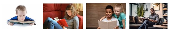 children reading