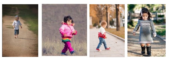 children walking