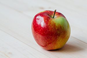 an apple