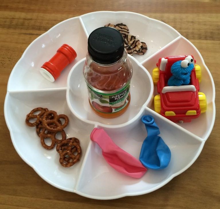 a tray of rewards