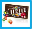 a picture of m&m's with a blue border