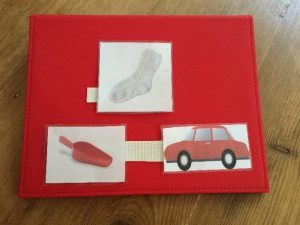 PECS binder with pictures
